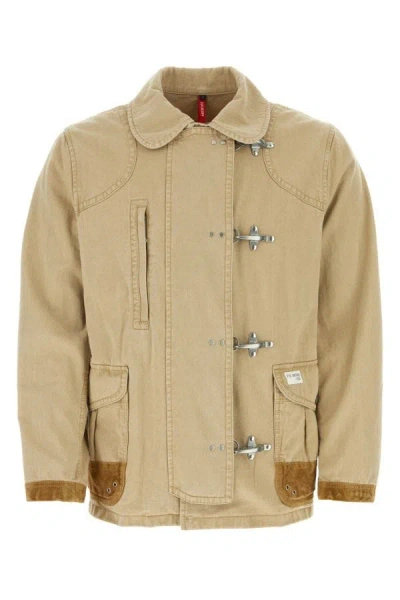 Fay Regular Fit Jacket With 4 Hooks In Brown