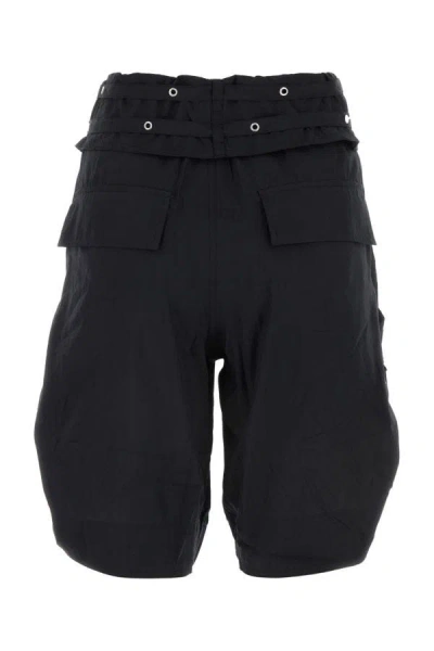 Shop Isabel Marant Woman Black Modal Blend Heidi Bermuda Shorts