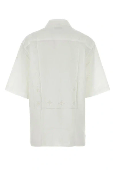 Shop Marine Serre Woman White Cotton Shirt