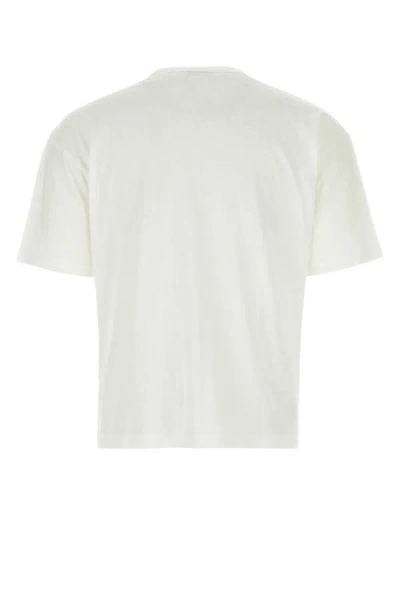 Shop Visvim Man White Cotton Blend T-shirt Set