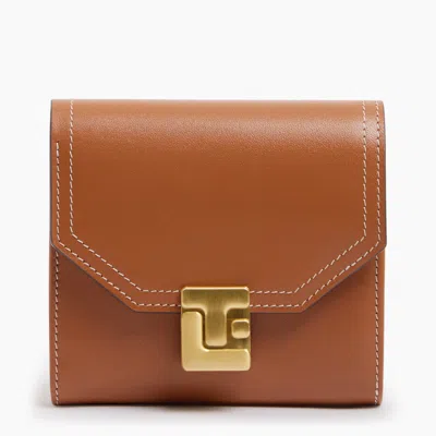 Shop Le Tanneur Rose Wallet In Smooth Leather In Brown