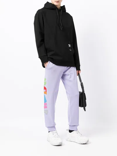 Shop Helmut Lang 3d Logo Cotton Track Pants