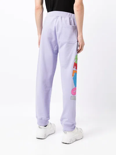Helmut Lang Purple 3d Jogger Lounge Pants