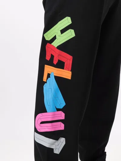 Helmut Lang 3d Logo Track Pants In Black