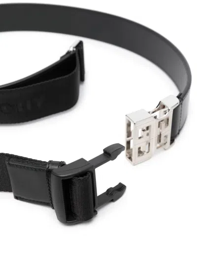 Shop Givenchy 4g Release Buckle Leather Belt