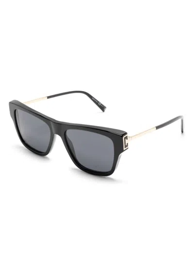 Shop Givenchy 4g Square-frame Sunglasses