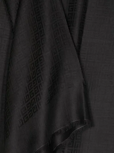 Shop Givenchy 4g-motif Cashmere Scarf