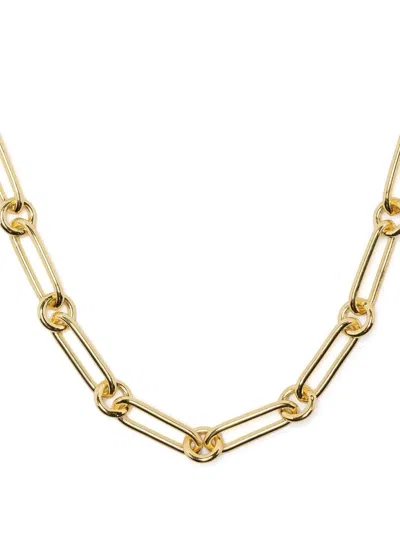 Shop Tom Wood 9kt Yellow Gold And Sterling Silver Necklace