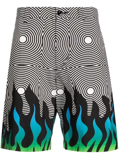Shop Neighborhood Abstract-pattern Cotton Chino Shorts