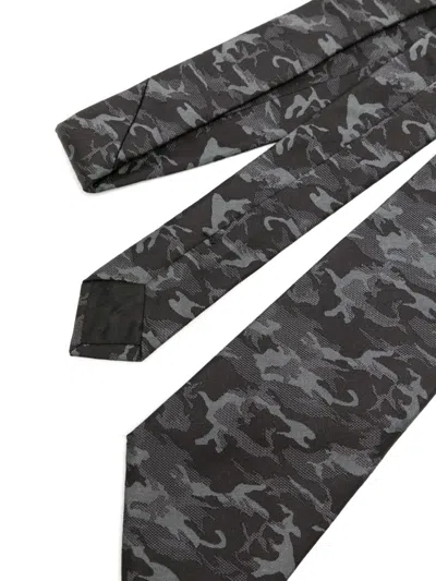 Shop Givenchy Abstract-pattern Print Silk Tie