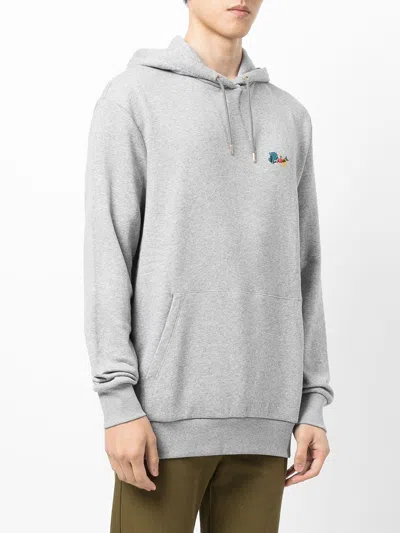 Shop Paul Smith Abstract-print Cotton-blend Hoodie