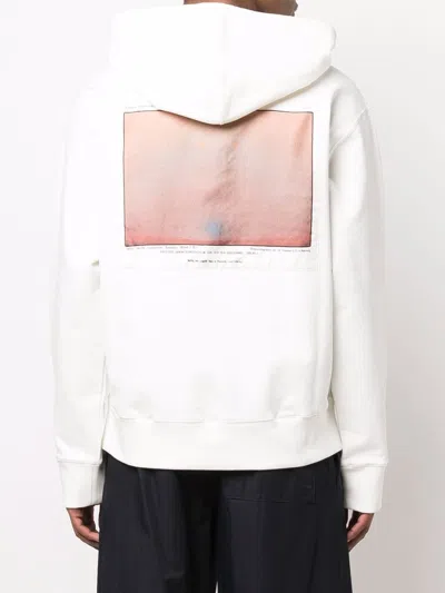 Shop Oamc Abstract-print Hoodie