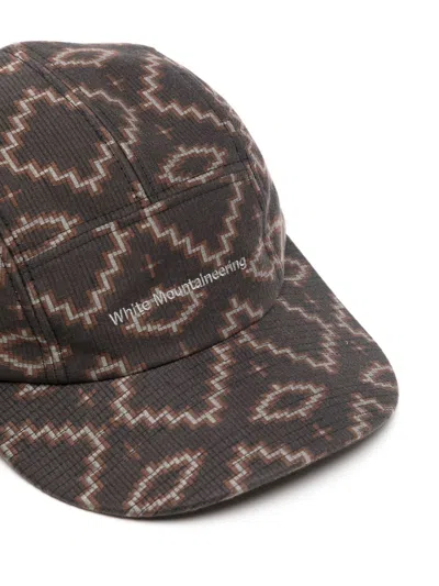 Shop White Mountaineering All-over Graphic-print Baseball Cap