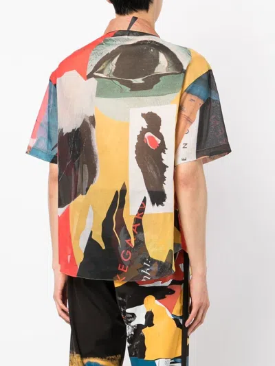 Shop Bethany Williams All-over Graphic-print Shirt
