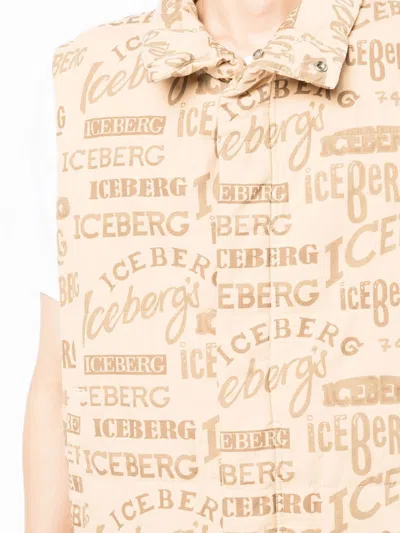Shop Iceberg All-over Logo-print Gilet