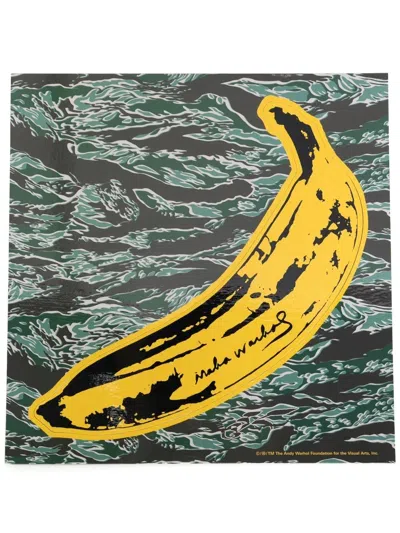 Shop Maharishi Andy Warhol Banana-print Magnet