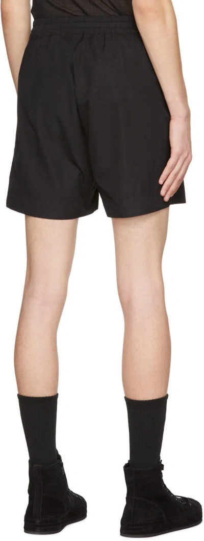 Shop Ann Demeulemeester Black Lucien Shorts