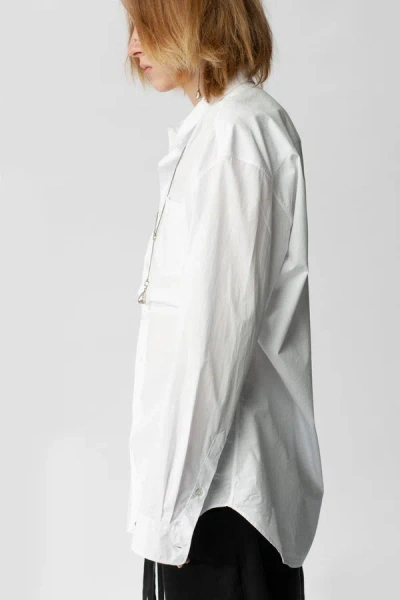 Ann Demeulemeester Mark High Comfort Print Shirt "lightning Over Heaven"
