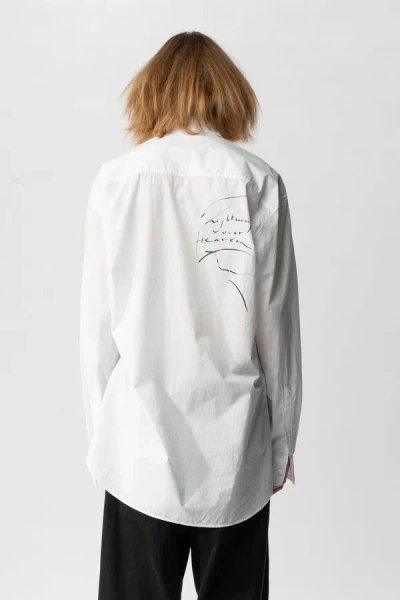 Ann Demeulemeester Mark High Comfort Print Shirt "lightning Over Heaven"