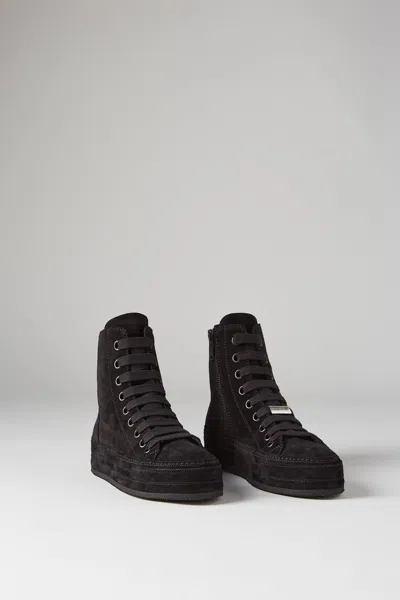 Shop Ann Demeulemeester Raven Sneakers Velour Trend