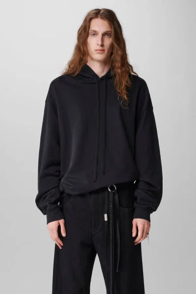 Shop Ann Demeulemeester Roeland High Comfort Hoody Black