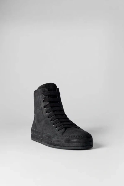 Shop Ann Demeulemeester Raven Sneakers Velour Trend