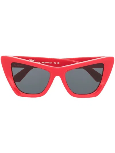 Shop Off-white Arrows Cat-eye Sunglasses