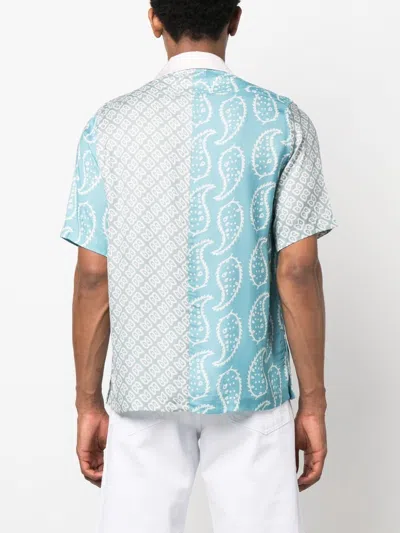 Shop Rhude Bandana-print Short-sleeved Shirt