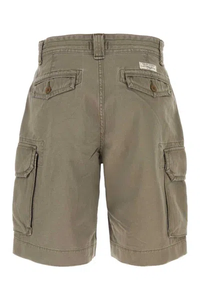 Shop Polo Ralph Lauren Shorts In Grey