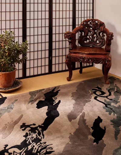 Shop Maharishi Bonsai Forest Wool Rug (240cmx170cm)