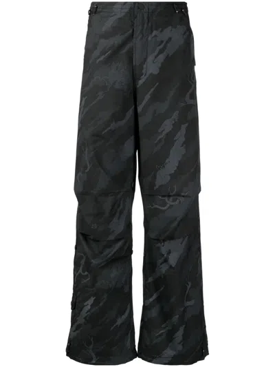 Shop Maharishi Bonsai Forest-print Trousers