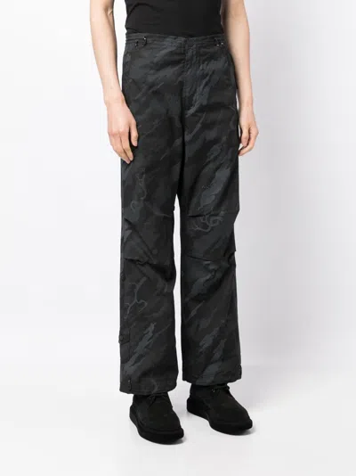 Shop Maharishi Bonsai Forest-print Trousers