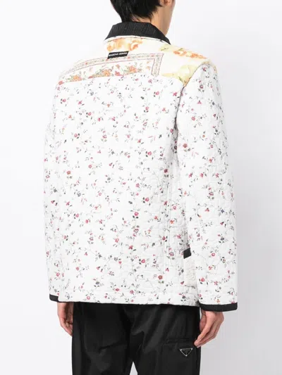 Shop Marine Serre Boutis Floral-print Quilted Jacket