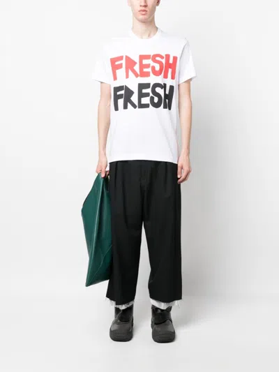 Shop Comme Des Garçons Shirt Brett Westfall-print T-shirt
