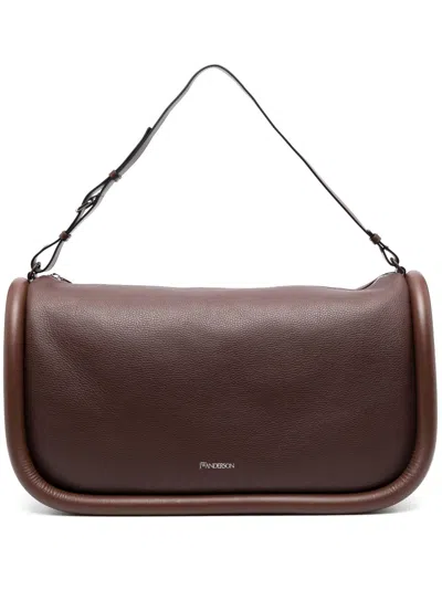 Shop Jw Anderson Bumper Leather Shoulder Bag