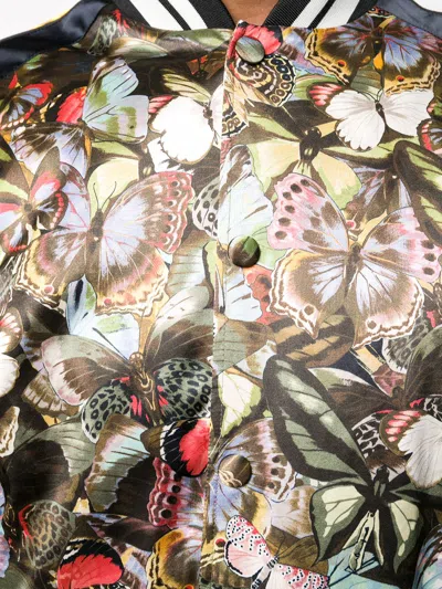 Shop Valentino Butterfly-print Bomber Jacket