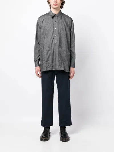 Shop The Power For The People Button Placket Long-sleeve Shirt
