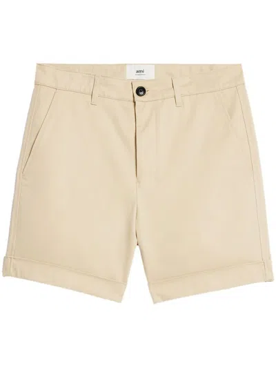 Shop Ami Alexandre Mattiussi Buttoned Chino Shorts