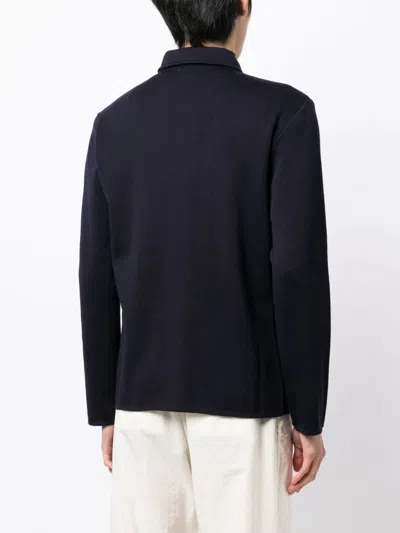 Shop Lardini Buttonedd Wool Shirt Jacket