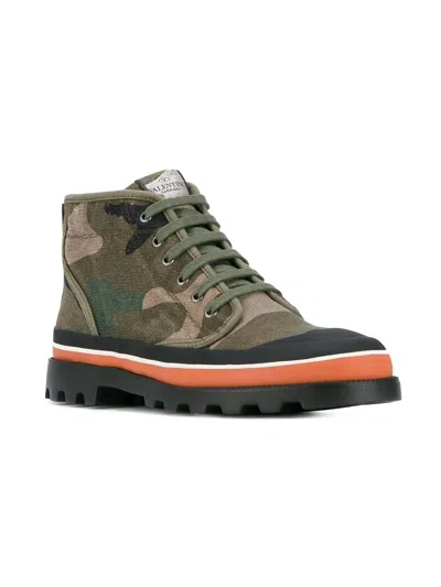 Valentino Camouflage Boots