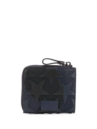 Shop Valentino Camouflage Star Patch Wallet