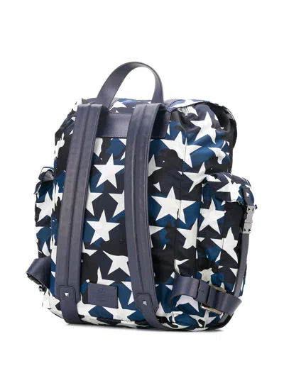 Shop Valentino Camouflage Star-print Backpack