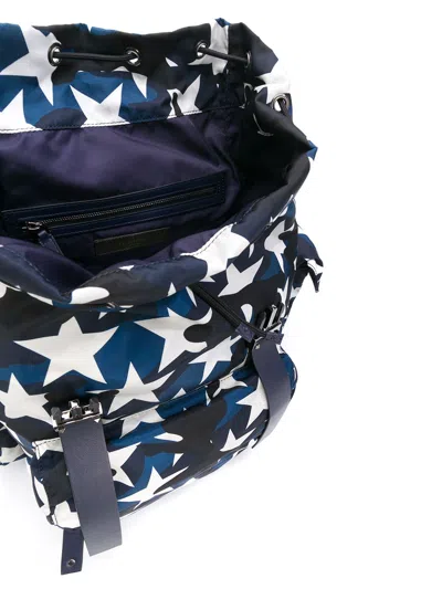 Shop Valentino Camouflage Star-print Backpack