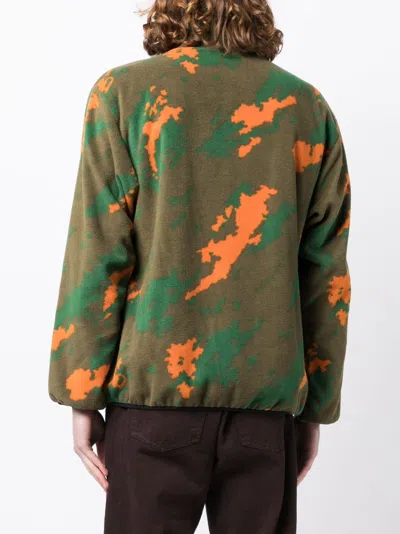 Shop Billionaire Boys Club Camouflage-pattern Reversible Jacket