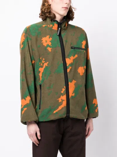 Shop Billionaire Boys Club Camouflage-pattern Reversible Jacket