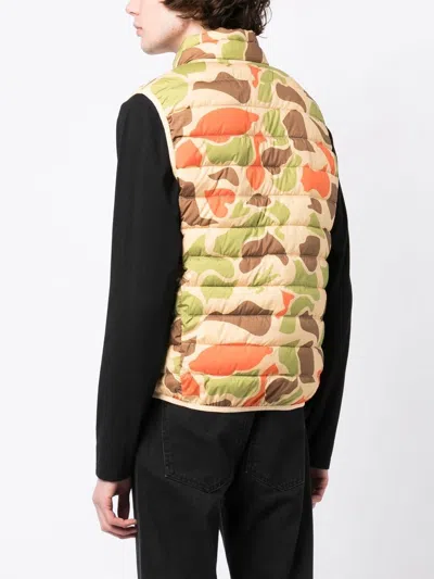 Shop Billionaire Boys Club Camouflage-pattern Padded Gilet