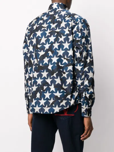Shop Valentino Camouflage Star-print Jacket