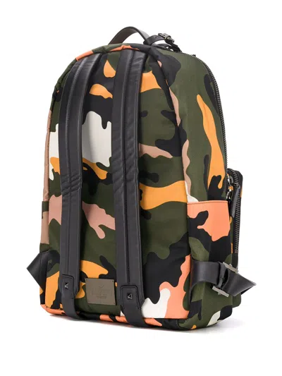 Shop Valentino Camouflage-print Backpack