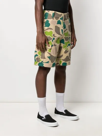 Shop Billionaire Boys Club Camouflage-print Cargo Shorts