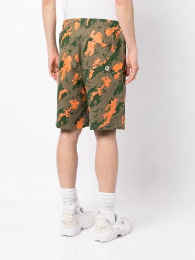 Shop Billionaire Boys Club Camouflage-print Cotton Bermuda Shorts
